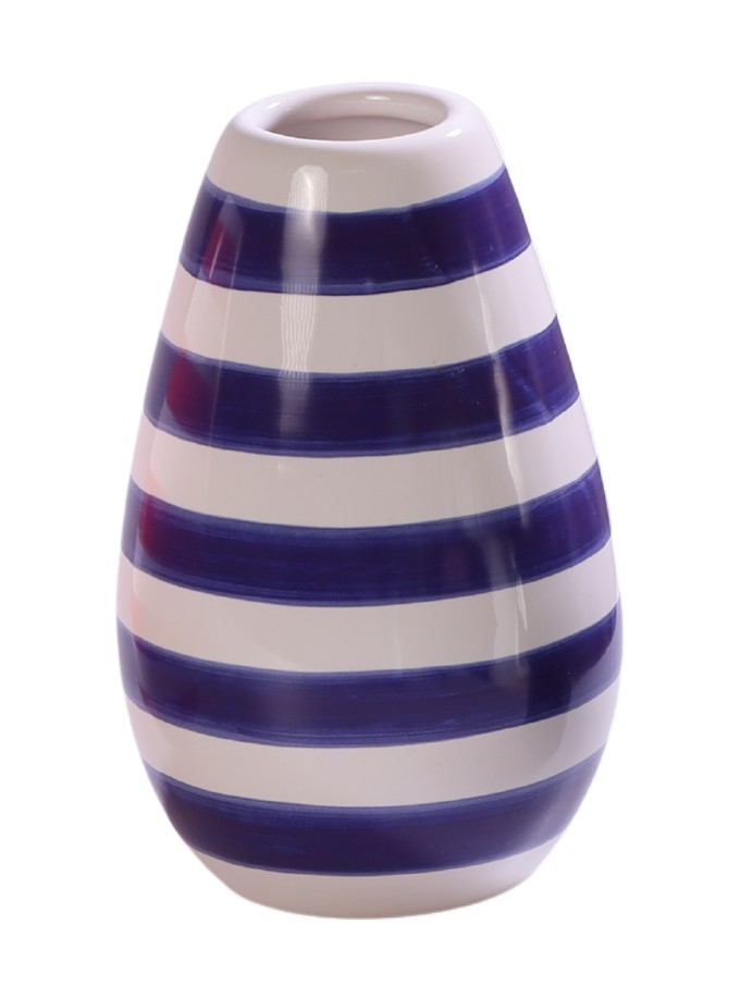 VASO RED.GOTA LISTRAS AZUL