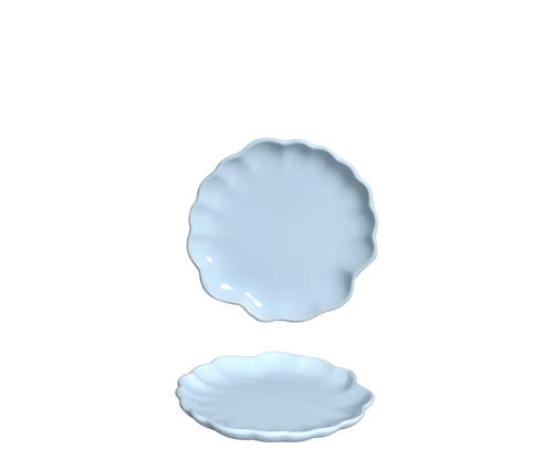 PRATO CONCHA MEDIO ALGODÃO DOCE AZUL