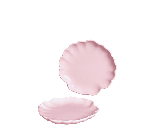 PRATO CONCHA MEDIO ALGODÃO DOCE ROSA