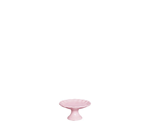 BASE RED.BABADO C/PE MINI ALGODÃO DOCE ROSA