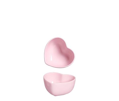ADORNO CORAÇÃO PQ FUNDO ALGODÃO DOCE ROSA