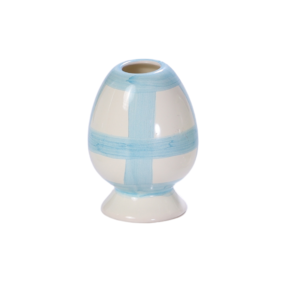 VASO OVO PQ XADREZ AZUL EASTER