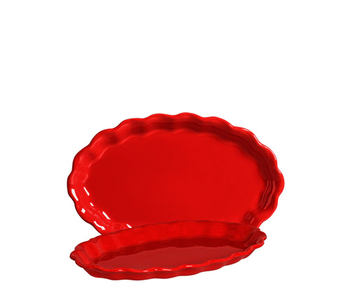 BANDEJA OVAL BABADO CHERRY
