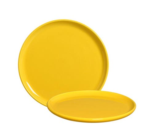 PRATO RED. LISO GR AMARELO