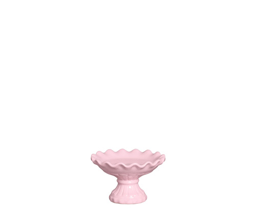 BASE RED. BABADO C/PÉ PQ ALGODÃO DOCE ROSA