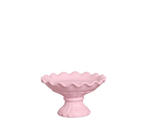 BASE RED. BABADO C/PÉ GR ALGODÃO DOCE ROSA