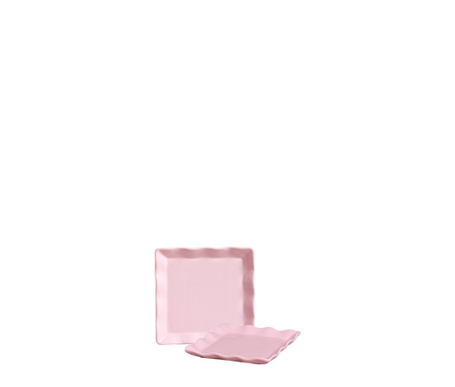BAND. QUADR. MINI BABADO ALGODÃO DOCE ROSA
