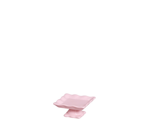 BAND. QUADR. MINI BABADO PÉ ALGODÃO DOCE ROSA