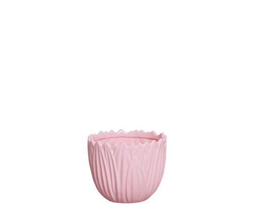 CACH. RED. FLOR CRISANT. ALGODÃO DOCE ROSA