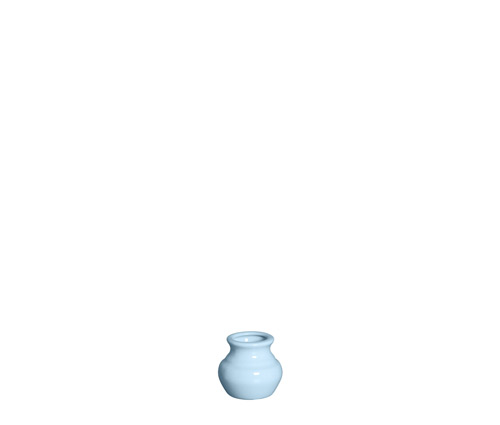 VASO SOLITARIO BOJUDO MINI ALGODAO DOCE AZUL