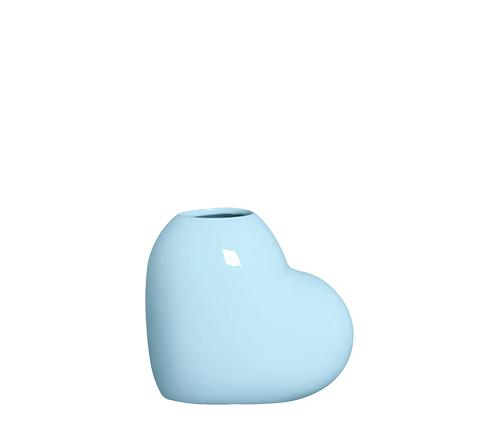 VASO CORAÇÃO MD ALGODÃO DOCE AZUL
